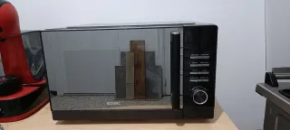 Microondas espejo negro