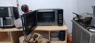 Microondas espejo negro