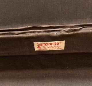 Maleta Samsonite Azul Vintage