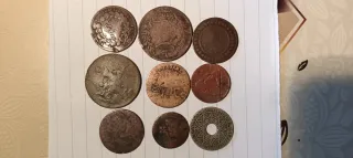 Lote monedas antiguas