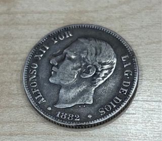 Moneda 2 Pesetas Plata España