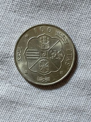 Moneda 100 Pesetas Plata 1966