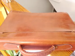 Cartera porta documentos piel NUEVA