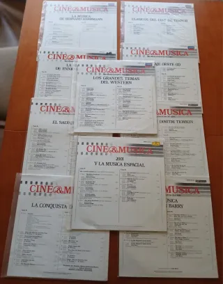 Lote 10 Vinilos Cine y Música