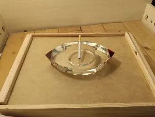 Posacenere di cristallo