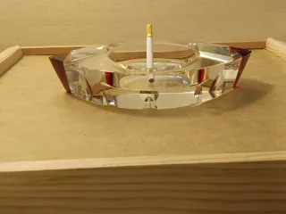 Posacenere di cristallo