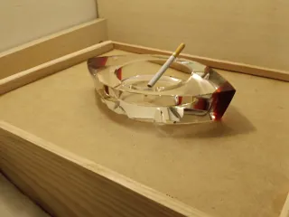 Posacenere di cristallo