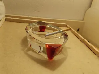 Posacenere di cristallo