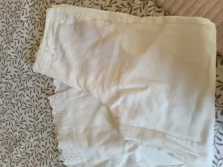 Pantalón blanco de lino