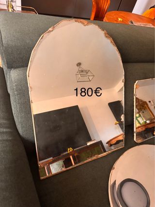 Antiguos espejos franceses siglo XIX colección .