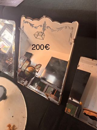 Antiguos espejos franceses siglo XIX colección .