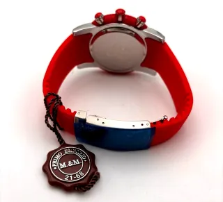 Orologio Emporio Donna Rosso e Argento