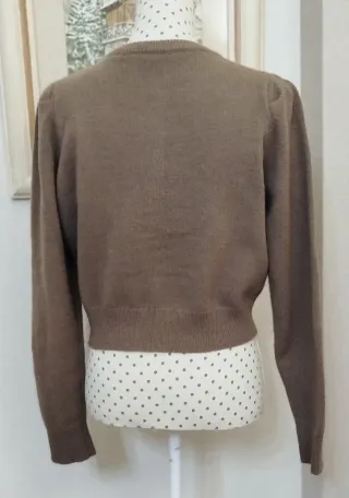 Rebeca punto marrón sepia Talla M