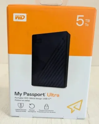 WD 5TB My Passport Ultra 5TB Disco Duro Portátil