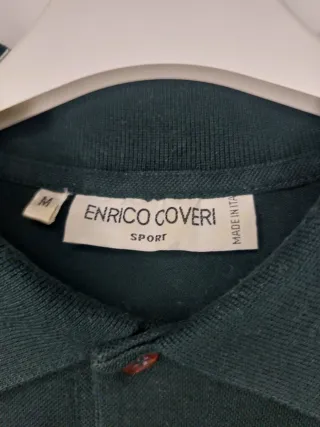 Polo Enrico Coveri Sport Verde Cotone M