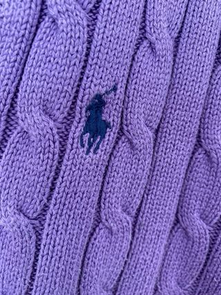 Jersey Pico Polo Ralph Lauren Morado
