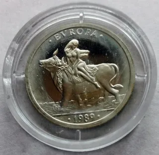 Moneda 1 ECU Plata 1989