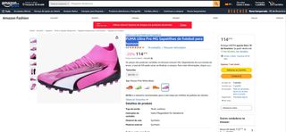 Puma Ultra Pro MG chuteiras homem Tam 44,5 (204)