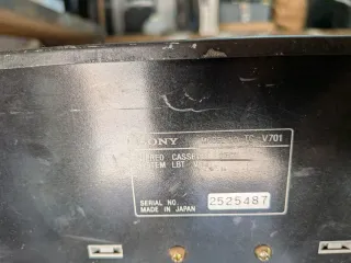 Sony TC-V701 Stereo Cassette Deck