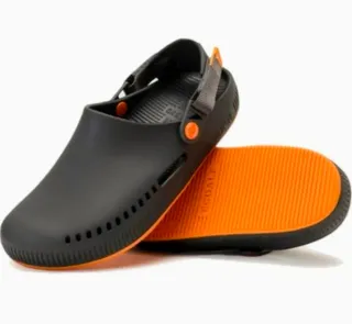 Zuecos Ecoalf Hombre Talla 43 Negro Naranja