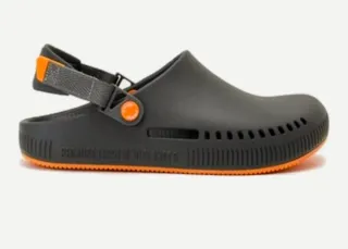 Zuecos Ecoalf Hombre Talla 43 Negro Naranja