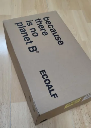 Zuecos Ecoalf Hombre Talla 43 Negro Naranja