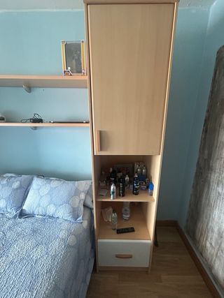 Habitación juvenil modular con escritorio