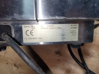 Termo Al Baño Maria 5L Acero Inoxidable