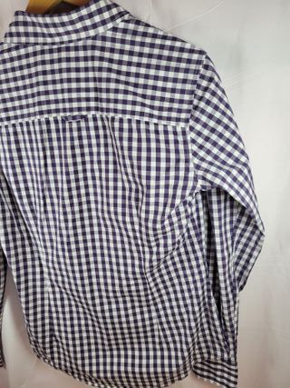 Camisa Gant cuadros azul y blanco Talla S