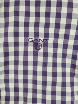 Camisa Gant cuadros azul y blanco Talla S