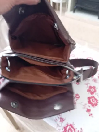 Bolso bandolera Ana Navarro marrón