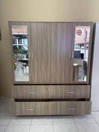 Armario 4 puertas y 4 cajones nuevo