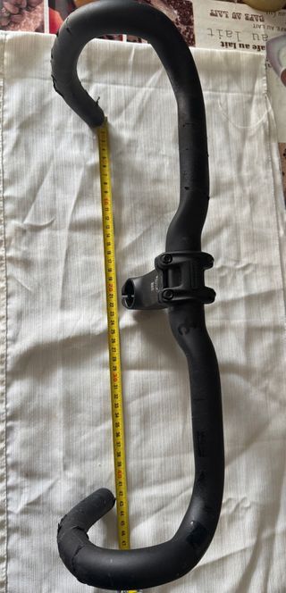 Manillar Doble Altura Orbea Negro y potencia.