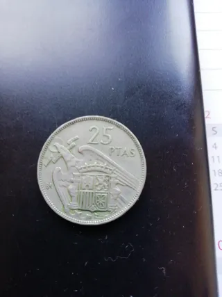 Moneda 25 PTAS