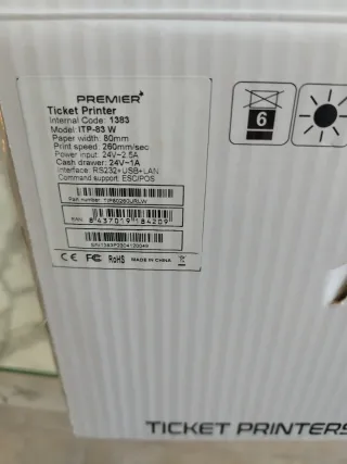 Impresora de Tickets Premier Blanca