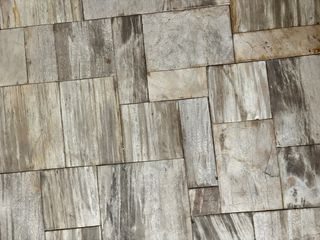 Mesa de centro metal y piedra