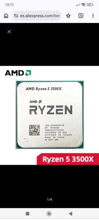 Procesador AMD Ryzen 5 3500X