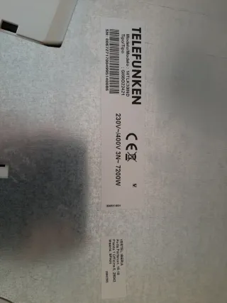 Placa de inducción prácticamente nueva