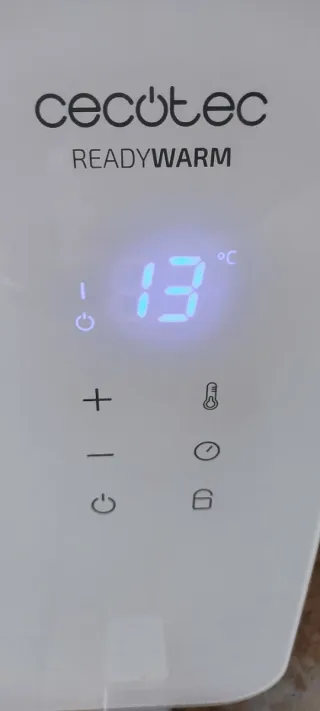 Cecotec Radiador Eléctrico Cristal Blanco