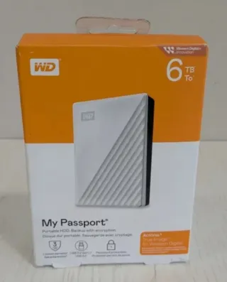 WD My Passport 6TB Disco Duro Portátil