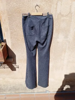 Pantalones acampanados grises Brownie