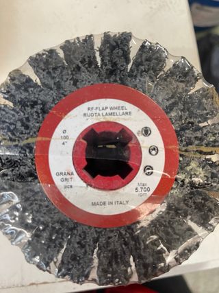 Disco Lija RF-FLAP 100mm 4 Grano 80