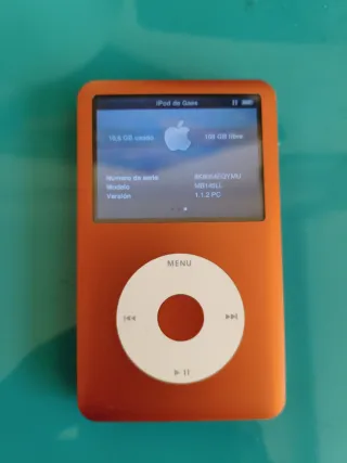 iPod Classic 6ª Gen Naranja