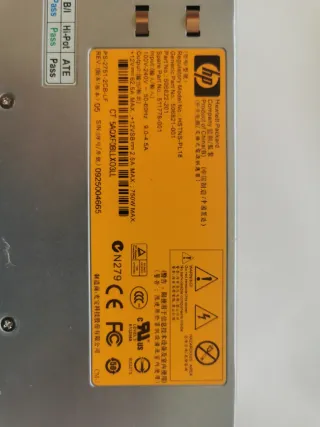 Fuente HP HSTNS-PL18 506822-201