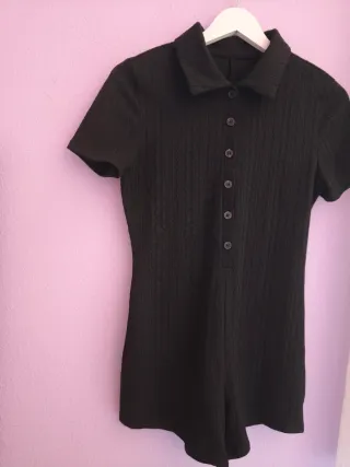 Mono corto negro Shein Talla M