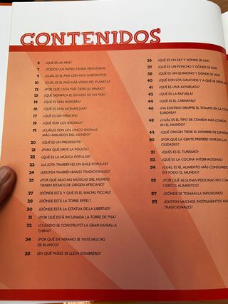 El Libro de las preguntas. Países y costumbres