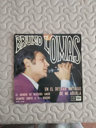 Disco Vinilo Bruno Lomas - En el desván antiguo