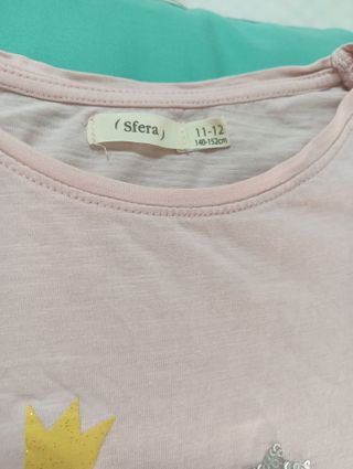 Pack 2 camisetas niña talla 11/12