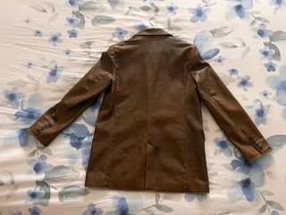 Chaqueta Vintage Cuero Sintético Stradivarius.