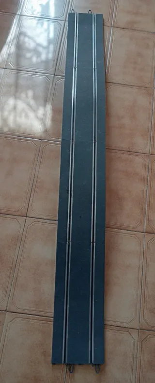 Puente Scalextric pistas grises.